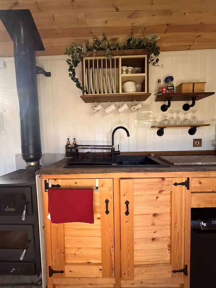 Wood-fired hot tub